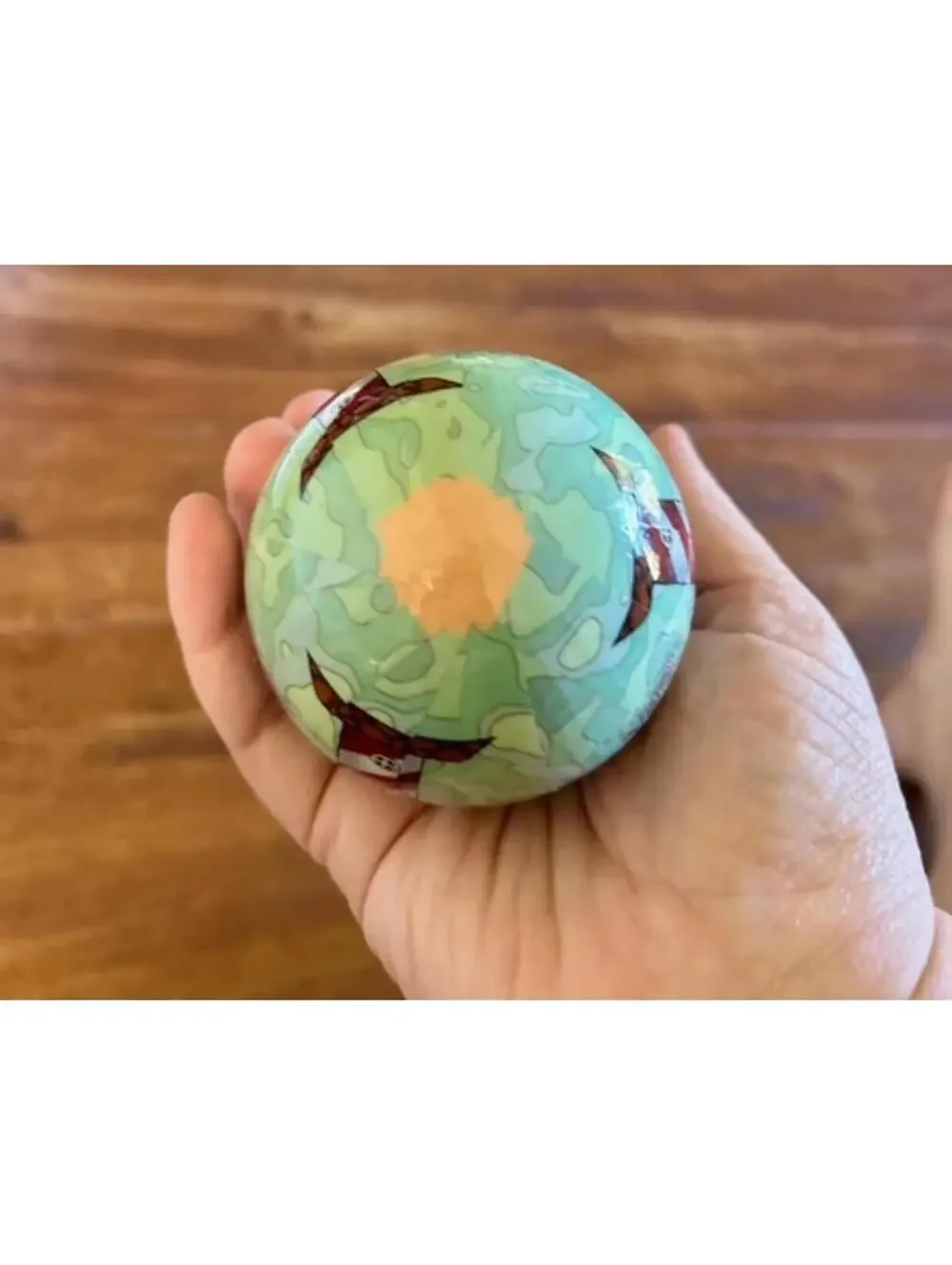 Decorative Lighthouse and Ship Patterned Christmas Ornament Ball
